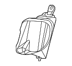 68073796AA - : Duct for Fiat: 500 Image