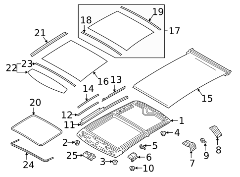 Sunroof for 2019 INFINITI QX50 #0