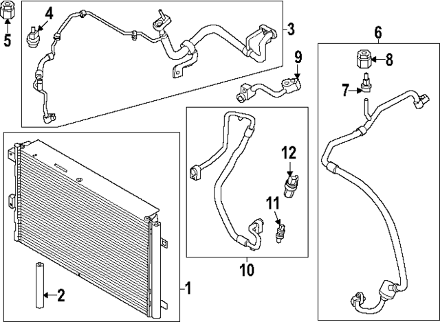 PZ1Z19D742N - : Suction Hose for Ford Image