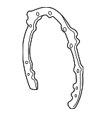10128293 - Engine: Timing Cover Gasket for Buick: Commercial Chassis, Roadmaster | Cadillac: Fleetwood | Chevrolet: Camaro, Caprice, Corvette, Impala | Pontiac: Firebird Image