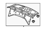 84505TS8A02ZC - : Pkg Tray Trim for Honda: Civic Image