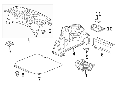 Interior Trim - Rear Body for 2012 Honda Civic #0