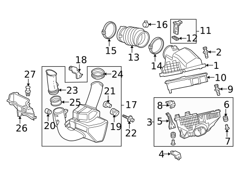Air Intake for 2009 Acura RL #0