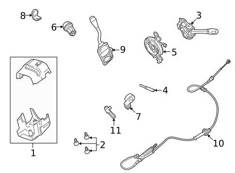 Primary Ignition for 2011 Lincoln Town Car #0