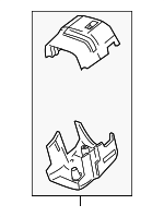 5W1Z3530BAA - Steering: Column Cover for Lincoln: Town Car | Mercury: Grand Marquis Image