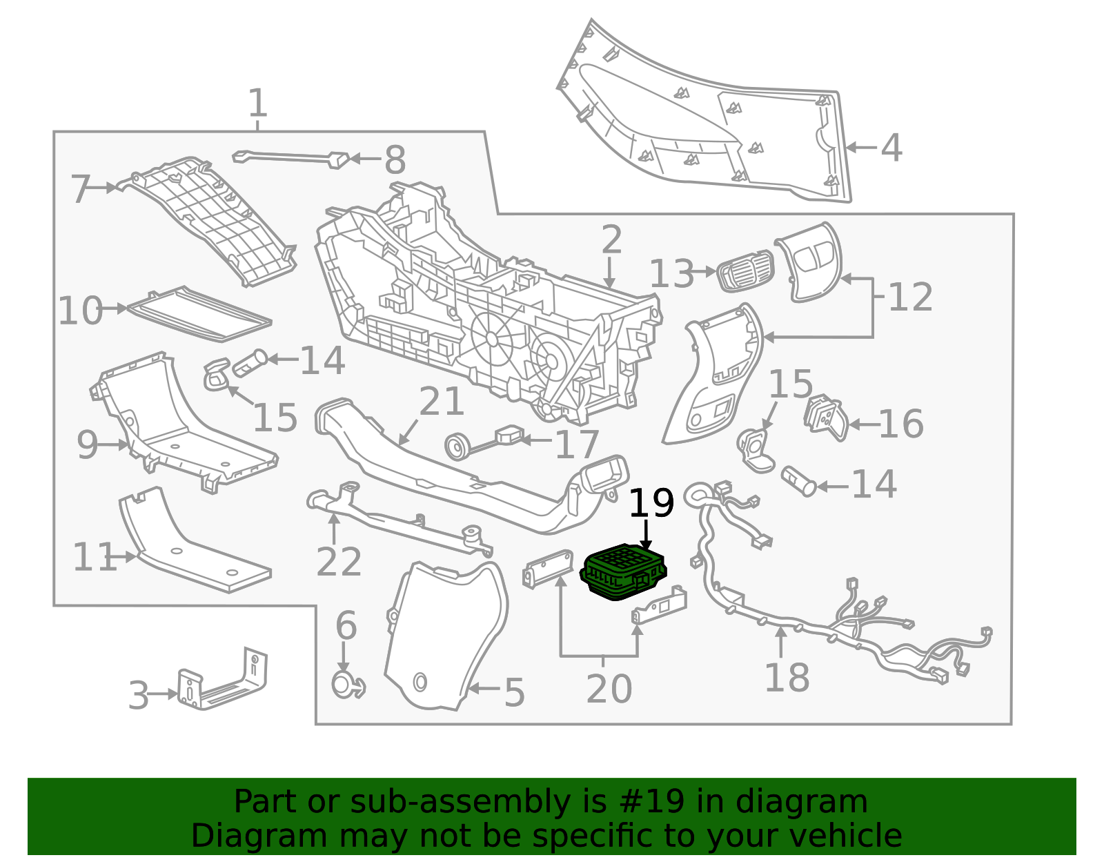 2019 Buick LaCrosse F (S)Module 13534189 GM | GMPartsDirect.com