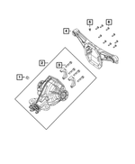 5012879AA - Rear Wheel Drive; Differential and Drive Line: Differential Bolt for Mopar Image