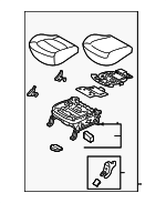 88100B2030KG1 - : Cushion Assembly for Kia: Soul Image