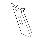 1EX68DW1AD - Body: Upper Center Pillar Trim for Jeep: Patriot Image