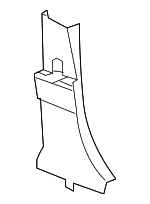 YF61DK7AG - Body: Lower Center Pillar Trim for Jeep: Compass, Patriot Image