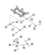 68285137AA - Rear Suspension: Suspension Guide Rod for Fiat: 500X Image