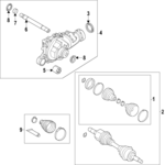 MB3Z4141X - : Carrier Assembly for Ford: Ranger Image