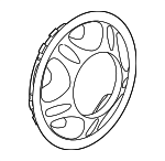 9597818 - Suspension: Wheel Cover for Chevrolet: Silverado 2500 HD, Silverado 3500 HD | GMC: Sierra 2500 HD, Sierra 3500 HD Image