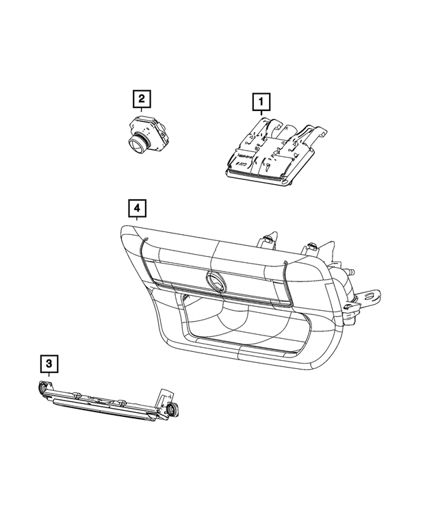 « 4672850AB – Electrical : Camera pour Mopar Image »
