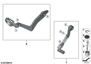                                     Adjustable gearshift lever
                                