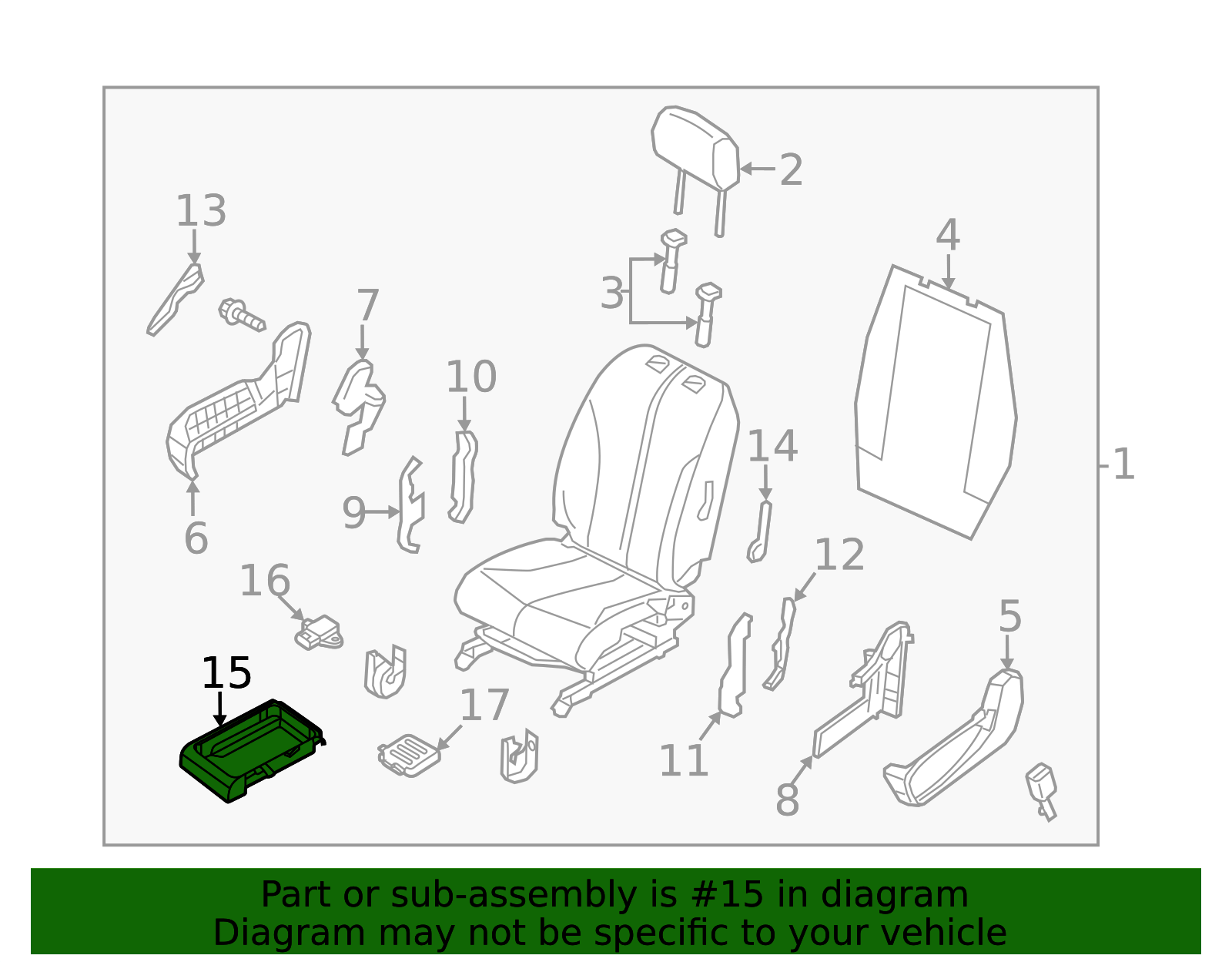 2013-2021 Nissan NV200 Seat Storage Drawer 87390-3LM0A | OEM Parts Online