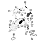 1ZW611C5AC - Interior Trim: Closeout Bezel for Jeep: Cherokee Image