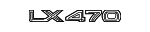 7544460020 - Body: Nameplate for Lexus: LX470 Image