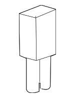 LR034571 - Cooling System: Radiator Pin for Land Rover: Defender 110, Defender 130, Defender 90, Discovery, Range Rover, Range Rover Sport Image