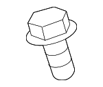 BYP500170 - Cooling System: Reservoir Tank Screw for Land Rover: Defender 110, Defender 130, Defender 90, Discovery, Freelander, Range Rover, Range Rover Sport Image