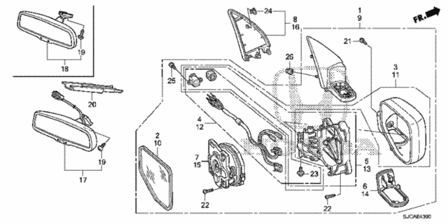 Mirror for 2014 Honda Ridgeline #0
