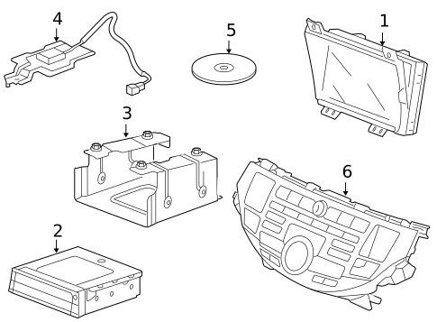 Navigation System for 2010 Honda Accord #0