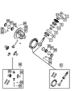5010322AF - Rear Axle; Corporate 235 MM; Differential and Drive Line: Ring And Pinion Gear Kit for Mopar Image