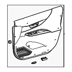 6761048E90C0 - : Door Trim Panel for Toyota Image