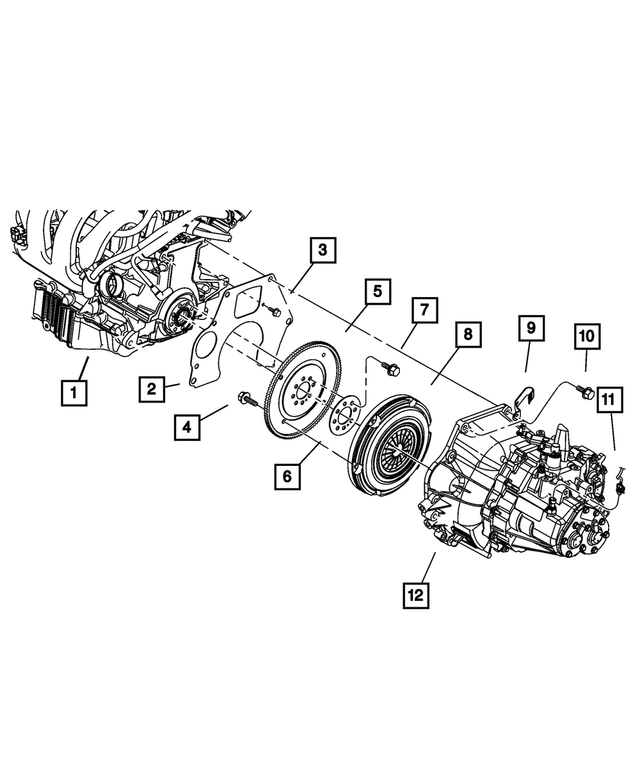 4471933 - Clutch: Drive Plate Backing Plate for Mopar Image