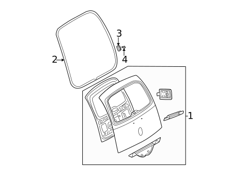 Gate & Hardware for 2006 Chrysler PT Cruiser #0