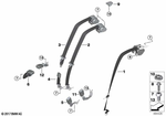 72117430058 - : Rear Center Upper Belt for BMW Image