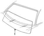 4278901 - Body: Glass Panel for Mopar Image