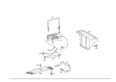 Additional Fuel Tank for 2003 Mercedes-Benz ML55 AMG #0