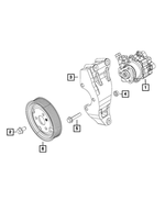 R8214885AA - Steering: Power Steering Pump, Remanufactured for Mopar Image