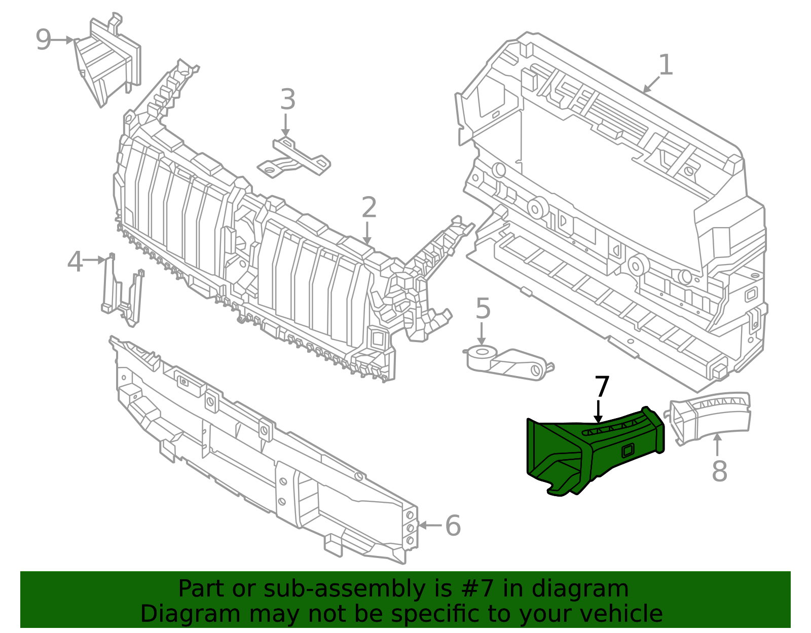 2022-2026 BMW Front Duct 51748738939 | OEM Parts Online