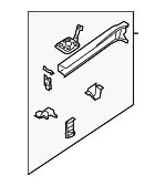 51620SA1709P - Body: Rail Assembly for Subaru: Forester Image