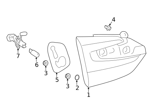 Backup Lamps for 2024 Subaru Forester #0