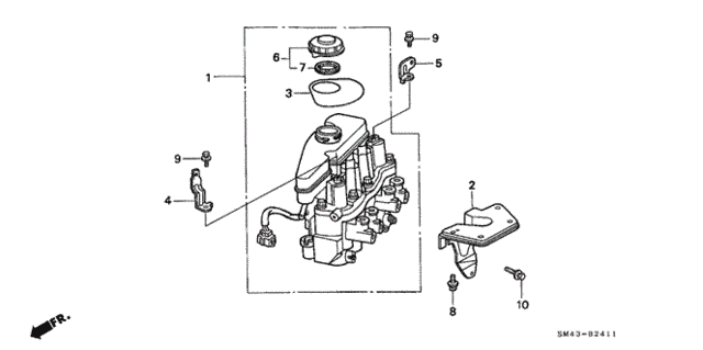 ABS Modulator (2) for 1993 Honda Accord #0