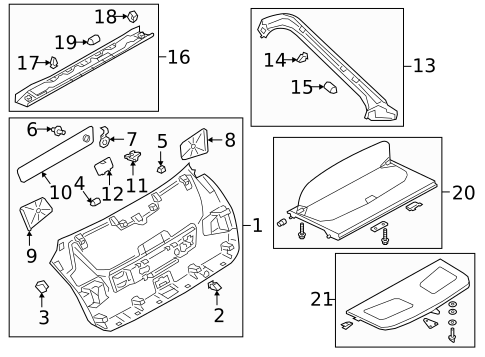 Interior Trim for 2025 Audi S7 Sportback #0