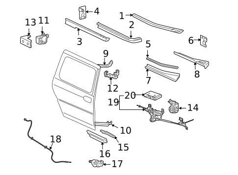 Tracks & Components for 2006 Pontiac Montana #0