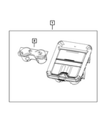 68740464AA - Interior Trim: Cup Holder Liner for Mopar Image
