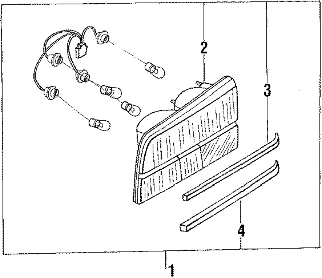 2655001P10 - : Combo Lamp Assembly for Nissan Image
