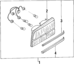 2652101P00 - : Lens &amp; Housing for Nissan: 300ZX Image