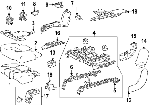 Second Row Seats for 2025 Lexus TX500h #3
