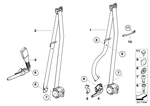 72117171970 - : Upper Belt, Front Right for BMW Image