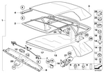54318229819 - : Folding Top Lock for BMW Image