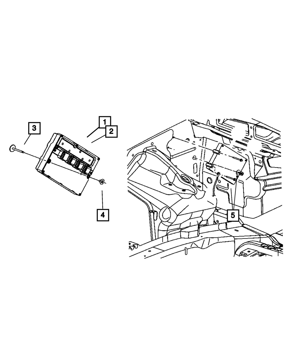 Powertrain Control Module - Mopar (R6044517AE)