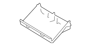 7H1819422A - HVAC: Heater Core Access Cover for Audi Image