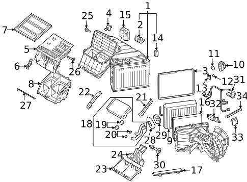 HVAC Case for 2009 Audi Q7 #0