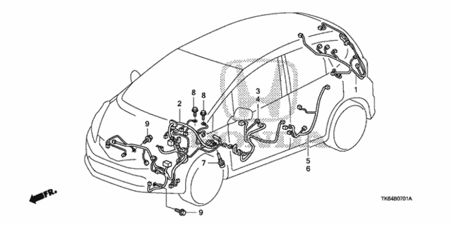 Wire Harness (2) for 2012 Honda Fit #0